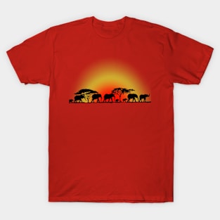 Elephant Crossing T-Shirt